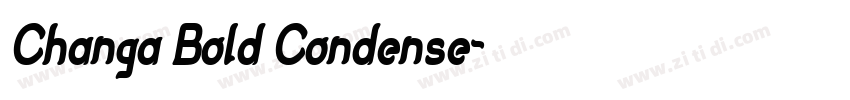 Changa Bold Condense字体转换 Changa Bold Condense字体转换